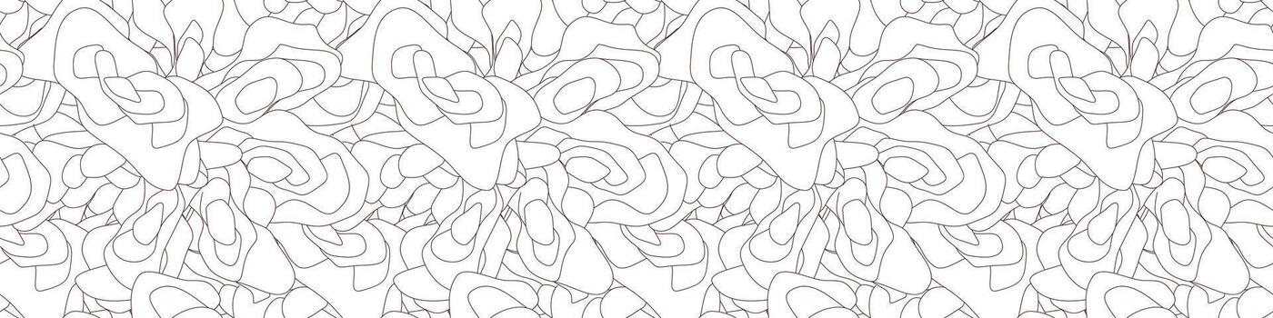 resumen línea textura sin costura antecedentes. arte lineal diseño ilustración. sin costura líneas diseño. entretejido línea motivo con laberinto me gusta estructura . minimalista lazo diseño con repitiendo textura vector