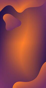 púrpura naranja degradado resumen antecedentes con fluido malla y Copiar espacio para gráfico diseño vector