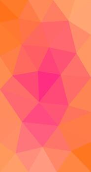 Orange geometric rumpled triangular low polygon style gradient illustration graphic background vector