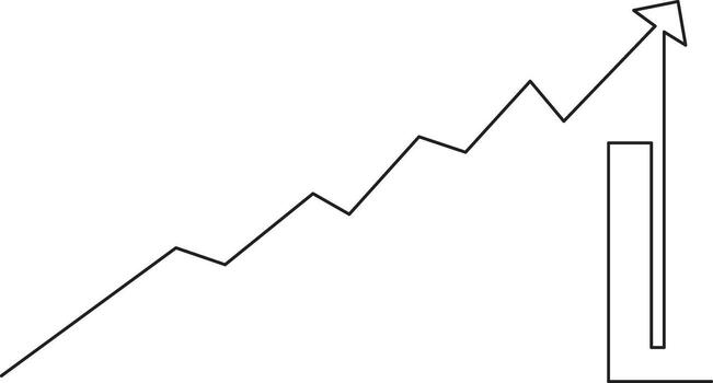 A minimalist, continuous line drawing of a person in a wheelchair, symbolizing accessibility and inclusivity. vector