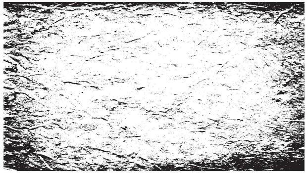 Grunge Rough Paper Texture Background with Distressed Edges vector