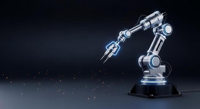 Advanced Robotic Arm for Industrial Automation photo