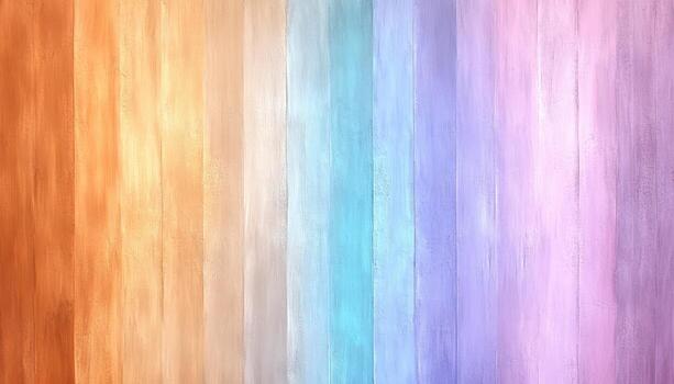 Colorful wooden background with spectrum of hues for creative design projects and web templates photo