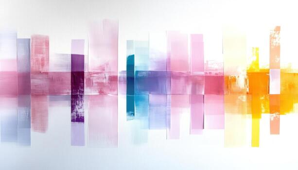 Abstract colorful rectangular shapes background texture paint design photo