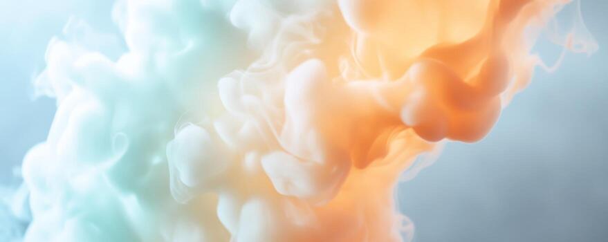Abstract colored cloud texture background with soft diffusion and gentle gradient photo