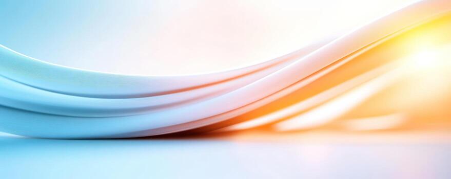 Abstract gradient background with smooth curving shapes and soft colors for modern design photo