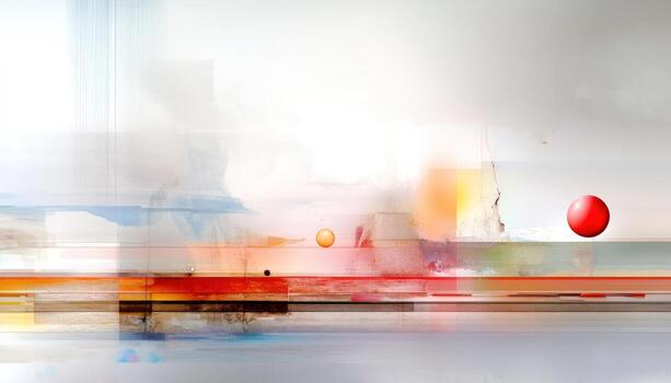 Abstract art background with flowing lines and shapes in serene colors dynamic design photo