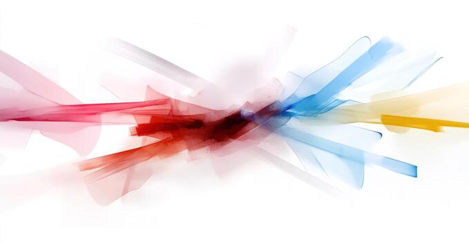 Abstract colorful background with translucent shapes and dynamic motion photo