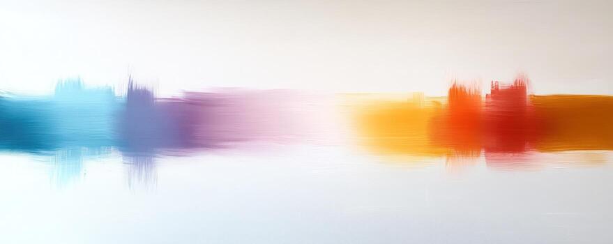 Abstract color blend horizontal painting soft brushstrokes dynamic texture gradient background photo