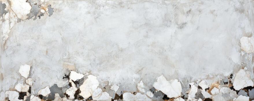 White and gray abstract rock texture background natural stone pattern rough surface wallpaper design empty space for text or product display photo