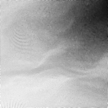 trama de semitonos modelo. conjunto de puntos punteado textura en blanco antecedentes. cubrir grunge modelo. angustia lineal diseño. desvanecerse frontera monocromo puntos. popular Arte fondo. vector