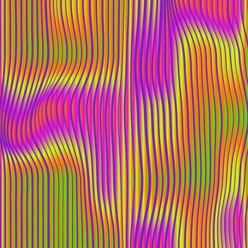 holographic Pattern. Line multicolored background. Colorful curve texture. vector