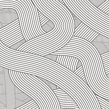 abstract line pattern. Retro lined background vector