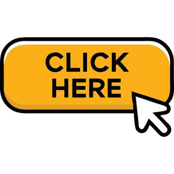 Click Here Button with Cursor for Web Call to Action vector