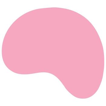 rosado resumen gota forma orgánico elemento en blanco antecedentes vector