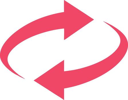 Abstract Circular Arrows Design Element for Branding vector