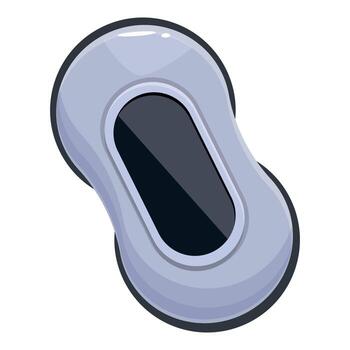 Futuristic soap bar floating in zero gravity, hygiene in space vector