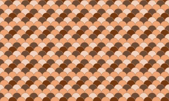 resumen sin costura modelo. elegante escamas diseño en terroso tonos Perfecto para textil huellas dactilares, fondo de pantalla, sitio web antecedentes, o ninguna diseño proyecto necesitando un sofisticado, texturizado sentir. vector