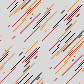 Dynamic abstract background with diagonal lines in red, orange, black, and gold. Perfect for modern designs, presentations, and website backgrounds. vector