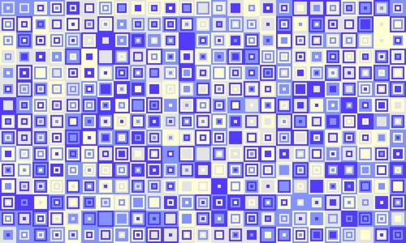Abstract blue and white square pattern. Modern geometric design, perfect for website backgrounds, presentations, or techrelated projects. Represents data flow, digital technology, or connectivity. vector
