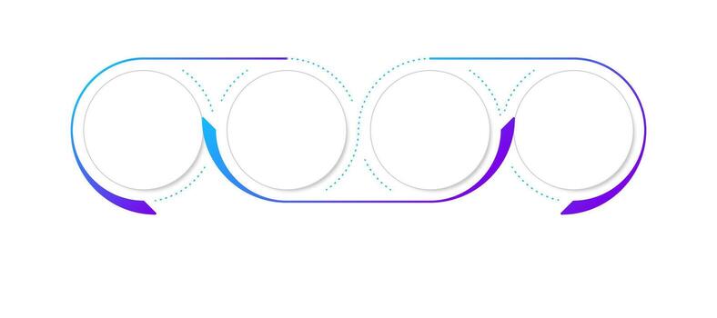 Technology infographic template. Software engineering. Cloud processing. Data visualization with 4 steps. Empty process design. Editable blank options info graphics vector