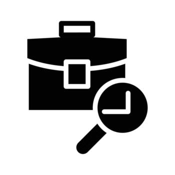 looking for employee solid icon design good for web or mobile app vector