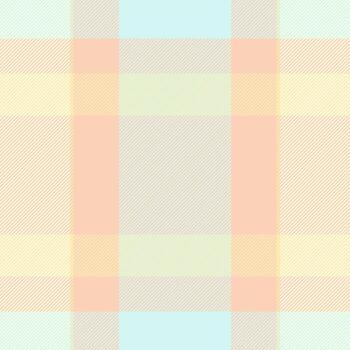 Pastel plaid pattern. Versatile for backgrounds, textiles, or graphics. Ideal for spring, summer, or babythemed projects. Subtle texture adds depth. vector