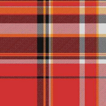 Warmtoned plaid pattern, perfect for backgrounds or textiles. Captures a classic, rustic vibe with a modern graphic style. Ideal for fall designs, apparel and branding. vector