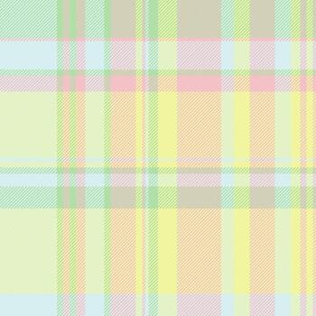 Soft pastel plaid. Delicate color scheme creates a calm, cozy mood. Ideal for textile design, backgrounds, or creative projects needing a gentle touch. vector