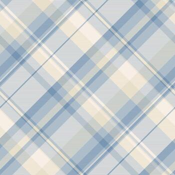 elegante tartán modelo en suave azul y beige. clásico tartán diseño. Perfecto para antecedentes, textiles, y decorativo aplicaciones versátil para diseño proyectos vector