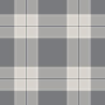 Motif background texture fabric, setting pattern plaid seamless. Grunge textile check tartan in dark gray and white colors. vector