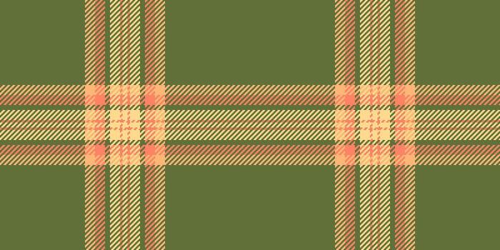 Finish pattern fabric, neutral background tartan textile. Selection seamless texture plaid check in lime and red colors. vector