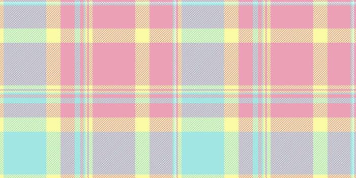 Stylish background tartan pattern, advertisement check fabric. Punk plaid textile texture seamless in red and teal colors. vector