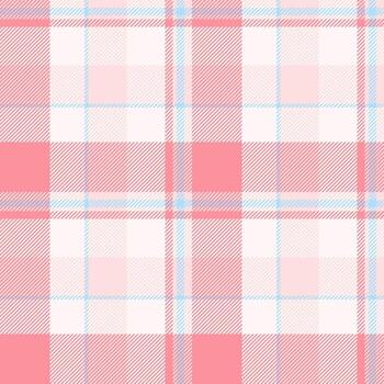 Intricate pattern textile tartan, various plaid background fabric. Bedding texture seamless check in snow and red colors. vector