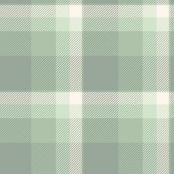 Classic plaid pattern in calming sage green tones. Seamless design ideal for backgrounds, textiles, or digital art projects requiring a touch of traditional charm. vector