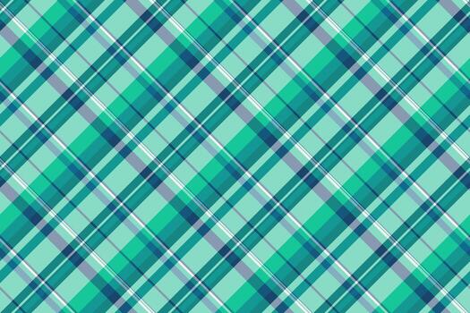 elegante tartán modelo en verde azulado y azul sombras. versátil para antecedentes, textiles, o agregando un clásico toque a gráfico diseño. sin costura, repitiendo textura. vector