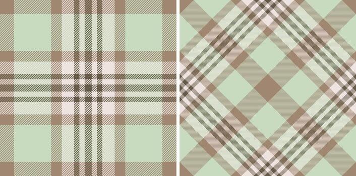 Tartan plaid seamless of fabric texture with a textile pattern check background. Set in pastel colors. Best trousers for a professional look. vector