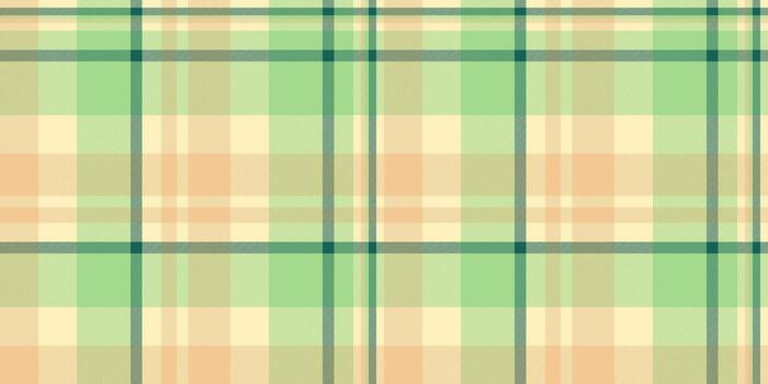 Soft pastel green and beige plaid pattern. Perfect for textile design, website backgrounds, or crafting projects. Evokes feelings of calm and serenity. A versatile and timeless design. vector