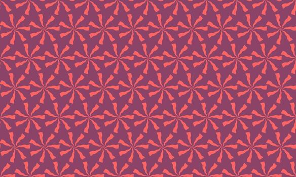 Abstract coral and maroon geometric pattern. Perfect for textile design, wallpaper, website backgrounds, or any project needing a vibrant, repeating design. Evokes energy and movement. vector