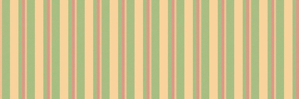 cubrir vertical raya fondo, sencillo textura sin costura modelo. deco líneas tela textil en ámbar y verde colores. vector