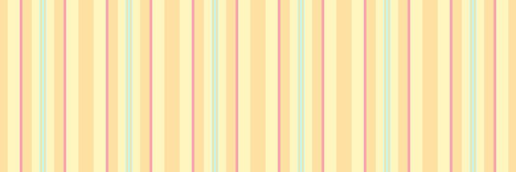 Skill seamless textile pattern, ceremony lines fabric texture. Dining vertical stripe background in light and amber colors. vector