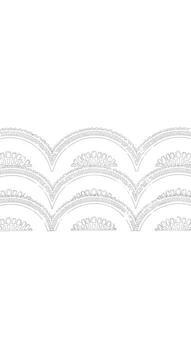 Seamless Pattern of Abstract Waves Design. vector