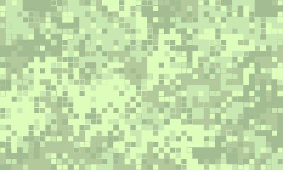 Abstract pixelated texture in calming pastel greens. Ideal for backgrounds, website design, or modern art projects. Suggests digital camouflage or data streams. vector