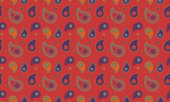 Seamless repeat in indian royalty. Petal pattern as complexity custom. Curl paper at linen contemporary. vector