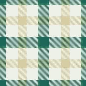 Classic plaid pattern in green and neutral tones. Seamless design ideal for backgrounds, textiles, or digital paper crafts. Timeless and versatile texture. vector