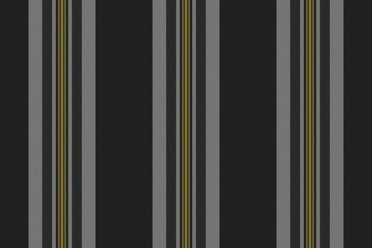 Site textile seamless texture, fancy lines pattern . Model background stripe vertical fabric in black and light gray colors. vector