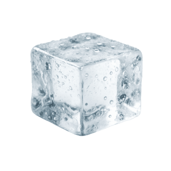 espumoso claro hielo cubo con agua gotas, aislado en transparente fondo, refrescante y frio imagen png