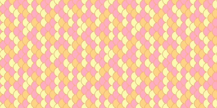 Pastel pink and yellow interlocking geometric pattern. Perfect for backgrounds, textiles, packaging, and website design. A cheerful, playful design conveying feelings of sweetness and optimism. vector