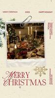 christmas frame social media story  template