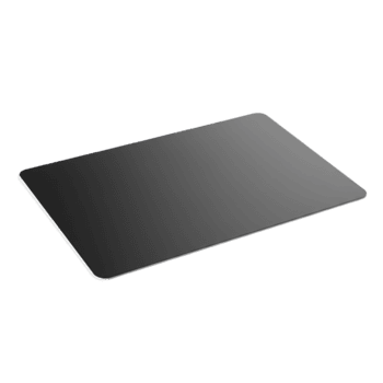 rectangle surface gris La technologie objet ordinateur isolé conception forme lisse argent sur transparent Contexte png
